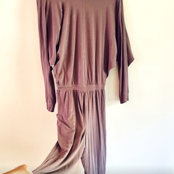 Gorgeous Kiya Tomlin Lavender Crossover Jumpsuit, - Picture 3 of 10